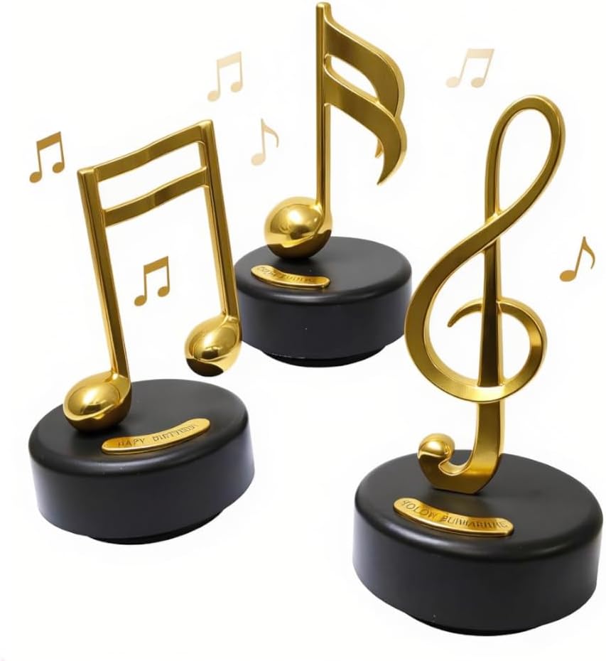 3 Music Note Music Boxes